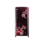 LG 190 L Direct Cool Single Door 5 Star 2019 BEE Rating Refrigerator  (Scarlet Plumeria, GL-B201ASPY)