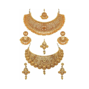 Alloy Jewel Set  (Gold)