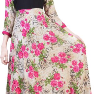 Libas Printed Women's Anarkali Kurta