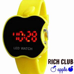 Rich Club Apple Shaped LED Digital Watch  - For Boys, Girls