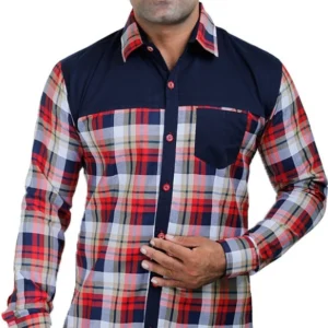 Discountgod Men's Checkered Casual Shirt