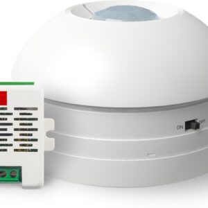 BuildTrack PIR Wireless Motion Sensor - One Switch Control Wireless Sensor Security System