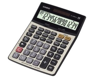 DJ-240D 14-Digit Display Calculator(Black)
