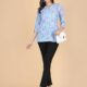 PIDAVLIYA'S Indian Women's Tunics Tops Cotton Floral Printed Short Kurti Kurta Shirt Top for Women