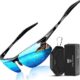 ATTCL Men's Fashion Driving Polarized Sunglasses for Men - Al-Mg metal Ultralight Frame