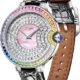 T-ENGINE Luxury Women's Watch with Genuine Leather Strap, Diamond Inlay,Fashion Design - Elegant Watches for Ladies