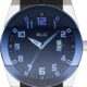 RELIC by Fossil Men's Jake Silver Stainless Steel and Black Silicone Band Watch (Model: ZR11861)