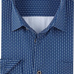 Alex Vando Mens Printed Dress Shirts Long Sleeve Regular Fit Button Down Shirt